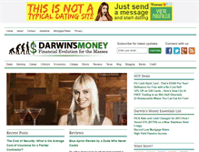 Tablet Screenshot of darwinsmoney.com